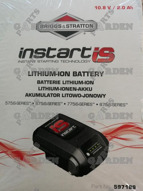 AKUMULATOR BRIGGS & STRATTON INSTART 593560 (без възможност за допълнителни отстъпки)